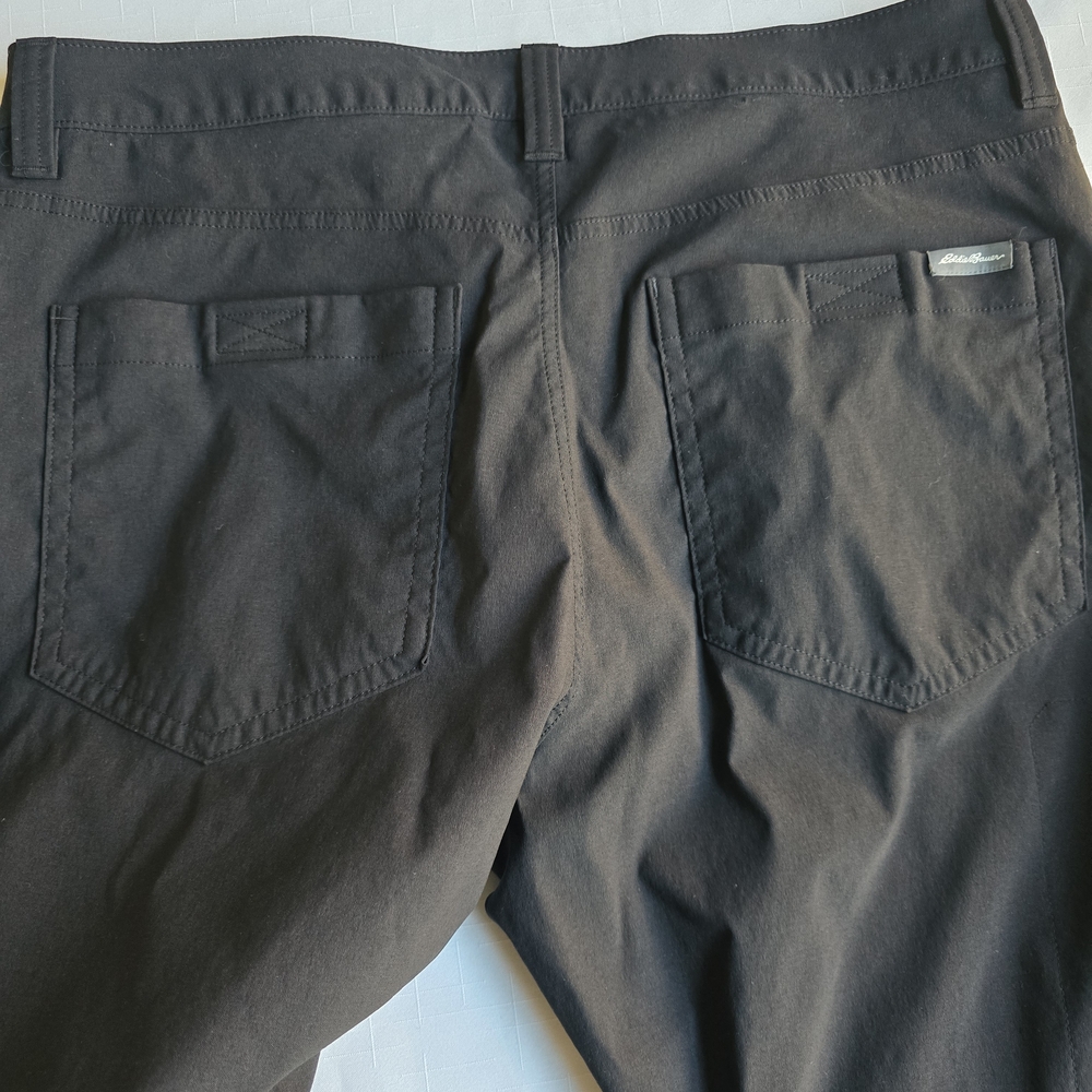 Eddie Bauer Men's Black Convertible Tech Pants 34x32 - Picture 8 of 9